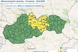 Slovensko caka prudke ochladenie a mraz