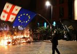 Policia v Gruzinsku pred volbami rozhanala demonstrantov