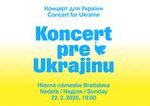 koncert pre ukrajinu uz tuto nedelu na hlavnom namest v bratislave vystupia alina pash apashe katarzia a zbor sirencata