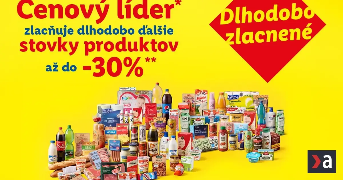 Lidl zlacňuje stovky produktov, drží sa cenového líderstva