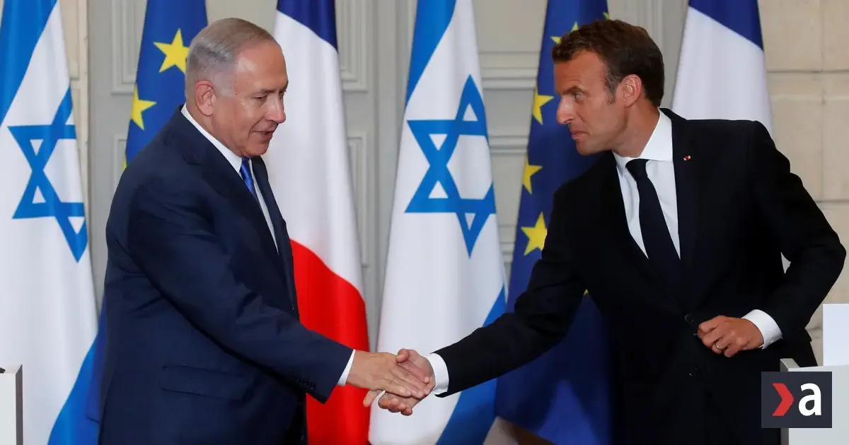 Macron kritizoval Izrael v OSN, Netanjahu to označil za groteskné