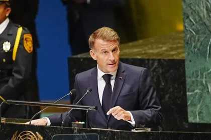 Macron v OSN: výzva na mier, pomoc Gaze a pravidlá pre AI