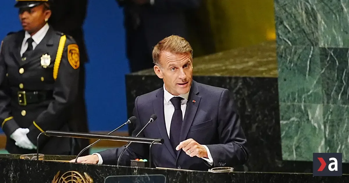 Macron v OSN: výzva na mier, pomoc Gaze a pravidlá pre AI