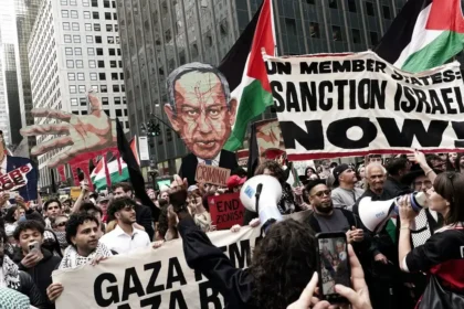 Newyorská polícia zadržala desiatky účastníkov protestu proti Netanjahuovi