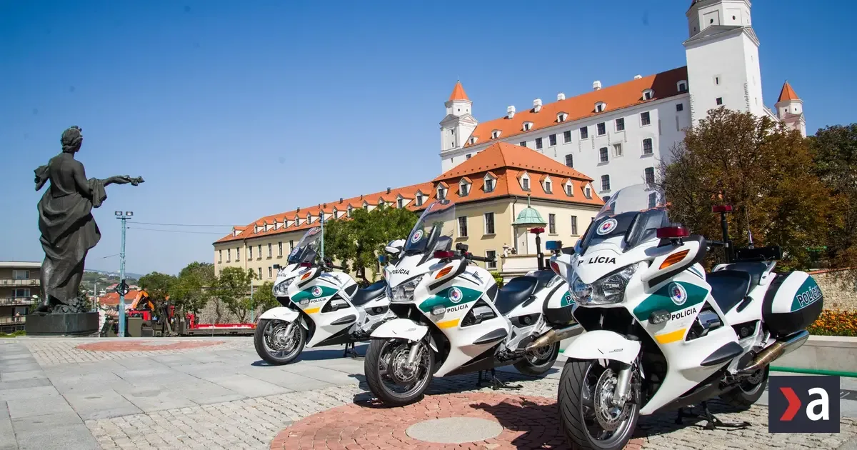 Policajti dostanú nové motorky za vyše tri milióny eur