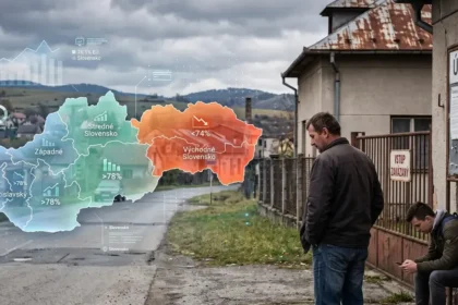 Ktorý slovenský región zaostáva najviac? Nová mapa Eurostatu prezrádza