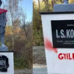 Vandali popísali sochu generála Koneva v Kružlovej, autor diela podáva trestné oznámenie
